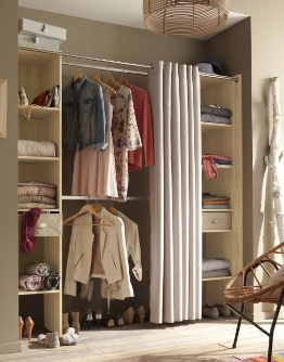 Créer un dressing dans un petit intérieur – Bambou design