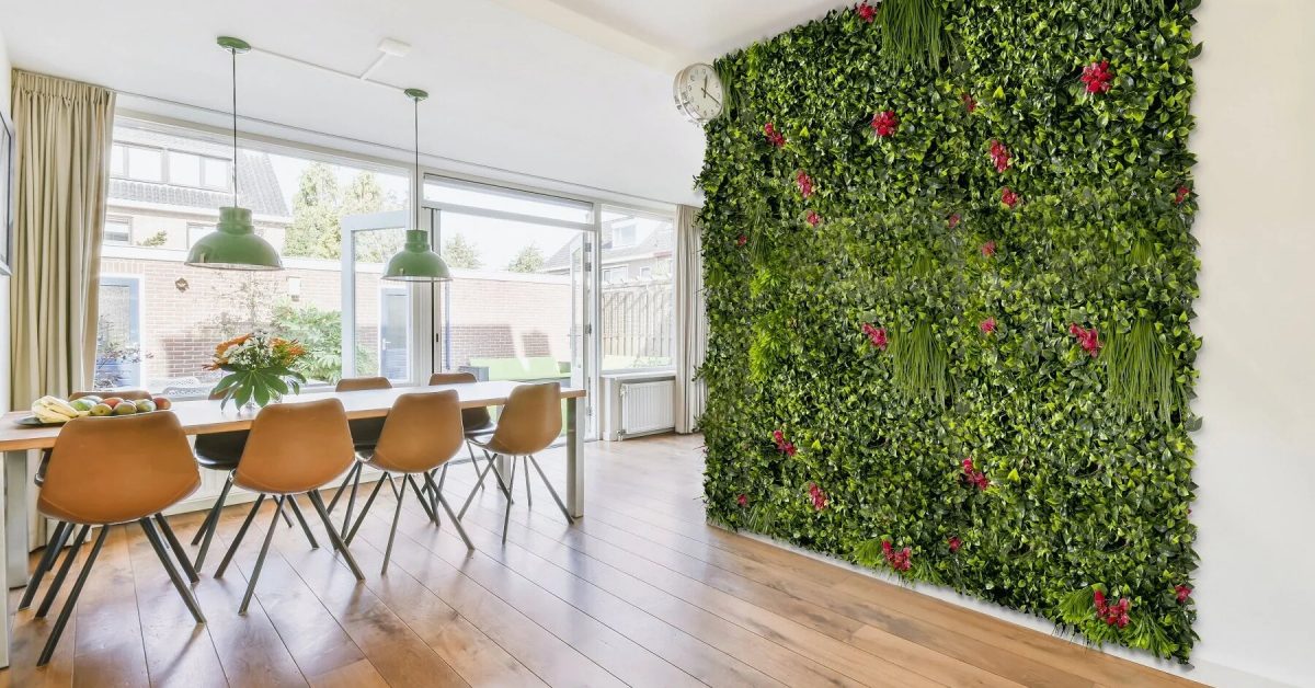 Le mur végétal artificiel : une touche de verdure que vous devez apporter à votre intérieur
